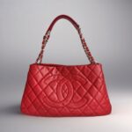 Chanel Expandable Zip Tote Bag Red Grained Calfskin with Silver Hardware #RTKS-2