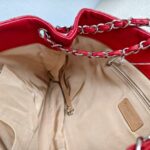 Chanel Expandable Zip Tote Bag Red Grained Calfskin with Silver Hardware #RTKS-2 - Image 24