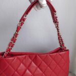Chanel Expandable Zip Tote Bag Red Grained Calfskin with Silver Hardware #RTKS-2 - Image 19