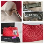 Chanel Expandable Zip Tote Bag Red Grained Calfskin with Silver Hardware #RTKS-2 - Image 2