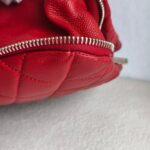 Chanel Expandable Zip Tote Bag Red Grained Calfskin with Silver Hardware #RTKS-2 - Image 17