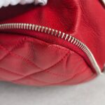 Chanel Expandable Zip Tote Bag Red Grained Calfskin with Silver Hardware #RTKS-2 - Image 16