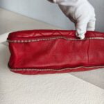 Chanel Expandable Zip Tote Bag Red Grained Calfskin with Silver Hardware #RTKS-2 - Image 13