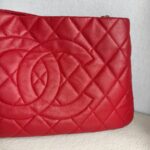 Chanel Expandable Zip Tote Bag Red Grained Calfskin with Silver Hardware #RTKS-2 - Image 4