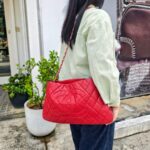 Chanel Expandable Zip Tote Bag Red Grained Calfskin with Silver Hardware #RTKS-2 - Image 28