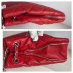 Chanel Expandable Zip Tote Bag Red Grained Calfskin with Silver Hardware #RTKS-2 - Image 9