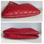 Chanel Expandable Zip Tote Bag Red Grained Calfskin with Silver Hardware #RTKS-2 - Image 10