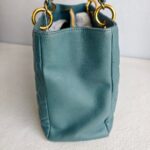 Chanel GST Blue Grained Calfskin with Gold Hardware #GUURS-1 - Image 9
