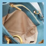 Chanel GST Blue Grained Calfskin with Gold Hardware #GUURS-1 - Image 32