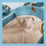Chanel GST Blue Grained Calfskin with Gold Hardware #GUURS-1 - Image 31