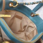 Chanel GST Blue Grained Calfskin with Gold Hardware #GUURS-1 - Image 24