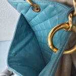 Chanel GST Blue Grained Calfskin with Gold Hardware #GUURS-1 - Image 30