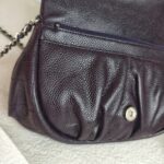 Chanel Halfmoon Flap Bag WOC Wallet On Chain Purple Grained Calfskin with Silver Hardware #RRUU-3 - Image 18