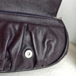 Chanel Halfmoon Flap Bag WOC Wallet On Chain Purple Grained Calfskin with Silver Hardware #RRUU-3 - Image 19
