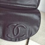 Chanel Halfmoon Flap Bag WOC Wallet On Chain Purple Grained Calfskin with Silver Hardware #RRUU-3 - Image 4