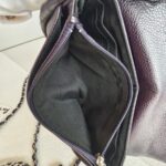Chanel Halfmoon Flap Bag WOC Wallet On Chain Purple Grained Calfskin with Silver Hardware #RRUU-3 - Image 25
