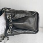Chanel Hampton CC Black Lambskin with Silver Hardware #GUURR-8 - Image 9