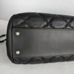 Chanel Hampton CC Black Lambskin with Silver Hardware #GUURR-8 - Image 11