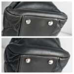 Chanel Hampton CC Black Lambskin with Silver Hardware #GUURR-8 - Image 17