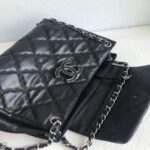 Chanel Hampton CC Black Lambskin with Silver Hardware #GUURR-8 - Image 21