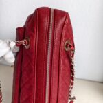 Chanel Paradoxal Camera Case Bag Red Grained Calfskin with Silver Hardware #RRLU-1 - Image 9