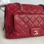 Chanel Paradoxal Camera Case Bag Red Grained Calfskin with Silver Hardware #RRLU-1 - Image 3