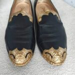 Chanel Paris-Dallas Loafers Black Leather with Gold Hardware Size 40C #GUUTR-1 - Image 3