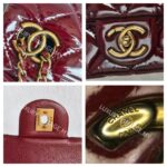 Chanel Paris-Salzburg CC Eyelet Red Patent Leather/Goatskin with Antique Gold Hardware #GUUYR-4 - Image 22