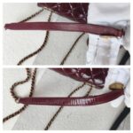 Chanel Paris-Salzburg CC Eyelet Red Patent Leather/Goatskin with Antique Gold Hardware #GUUYR-4 - Image 19