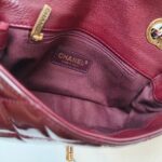Chanel Paris-Salzburg CC Eyelet Red Patent Leather/Goatskin with Antique Gold Hardware #GUUYR-4 - Image 30