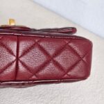 Chanel Paris-Salzburg CC Eyelet Red Patent Leather/Goatskin with Antique Gold Hardware #GUUYR-4 - Image 14
