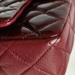 Chanel Paris-Salzburg CC Eyelet Red Patent Leather/Goatskin with Antique Gold Hardware #GUUYR-4 - Image 15