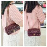 Chanel Paris-Salzburg CC Eyelet Red Patent Leather/Goatskin with Antique Gold Hardware #GUUYR-4 - Image 31