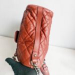 Chanel Riviera 2way-Bag Brick Brown Grained Calfskin with Ruthenium Hardware #GUUTU-1 - Image 9