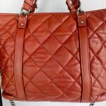 Chanel Riviera 2way-Bag Brick Brown Grained Calfskin with Ruthenium Hardware #GUUTU-1 - Image 7