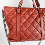 Chanel Riviera 2way-Bag Brick Brown Grained Calfskin with Ruthenium Hardware #GUUTU-1 - Image 6