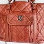 Chanel Riviera 2way-Bag Brick Brown Grained Calfskin with Ruthenium Hardware #GUUTU-1 - Image 4