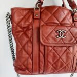 Chanel Riviera 2way-Bag Brick Brown Grained Calfskin with Ruthenium Hardware #GUUTU-1 - Image 3