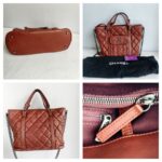 Chanel Riviera 2way-Bag Brick Brown Grained Calfskin with Ruthenium Hardware #GUUTU-1 - Image 2