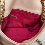 Chanel Therapy Flap Bag Peach Pink Grained Calf Leather with Gold Hardware #GUUSK-1 - Image 34