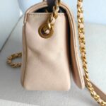 Chanel Therapy Flap Bag Peach Pink Grained Calf Leather with Gold Hardware #GUUSK-1 - Image 9