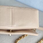 Chanel Therapy Flap Bag Peach Pink Grained Calf Leather with Gold Hardware #GUUSK-1 - Image 11