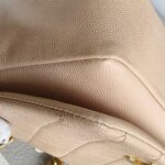 Chanel Therapy Flap Bag Peach Pink Grained Calf Leather with Gold Hardware #GUUSK-1 - Image 15