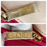 Chanel Therapy Flap Bag Peach Pink Grained Calf Leather with Gold Hardware #GUUSK-1 - Image 26
