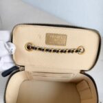 Chanel Vanity Case Pearl Crush Black Lambskin with Gold Hardware #GUUYR-3 - Image 19