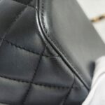 Chanel Vanity Case Pearl Crush Black Lambskin with Gold Hardware #GUUYR-3 - Image 16