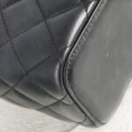 Chanel Vanity Case Pearl Crush Black Lambskin with Gold Hardware #GUUYR-3 - Image 13