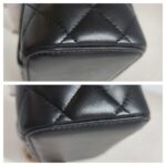 Chanel Vanity Case Pearl Crush Black Lambskin with Gold Hardware #GUUYR-3 - Image 11