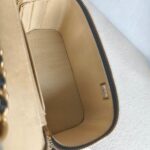Chanel Vanity Case Pearl Crush Black Lambskin with Gold Hardware #GUUYR-3 - Image 23