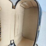 Chanel Vanity Case Pearl Crush Black Lambskin with Gold Hardware #GUUYR-3 - Image 22